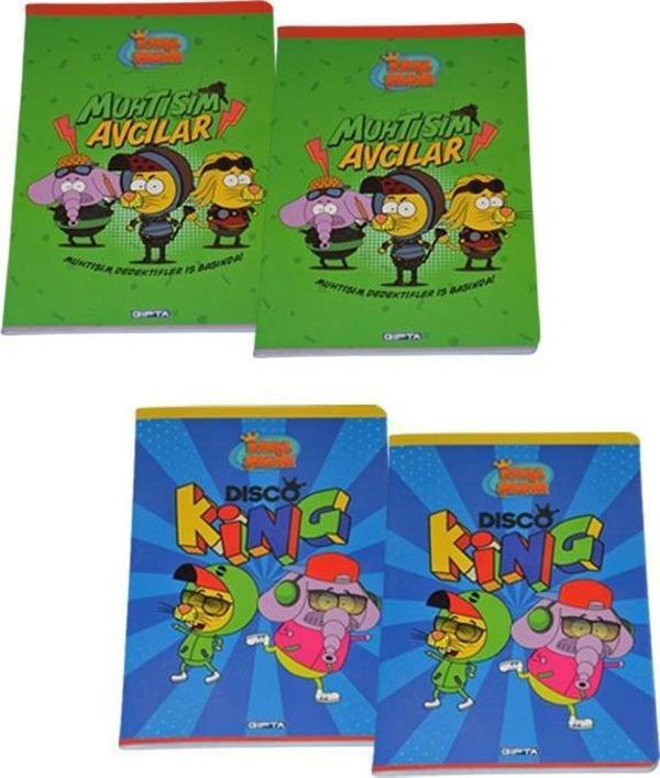 Temel Kral Şakir 4 Parça A5 Defter Seti - Image 1