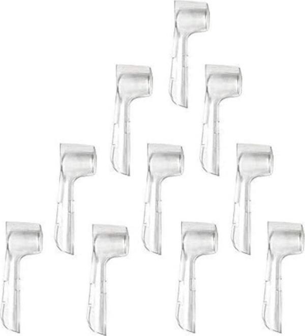 Fashcolle SoftBristles Oral-b Diş Fırçası Başlıkları Için Koruma Kapağı 10 Adet - Image 1