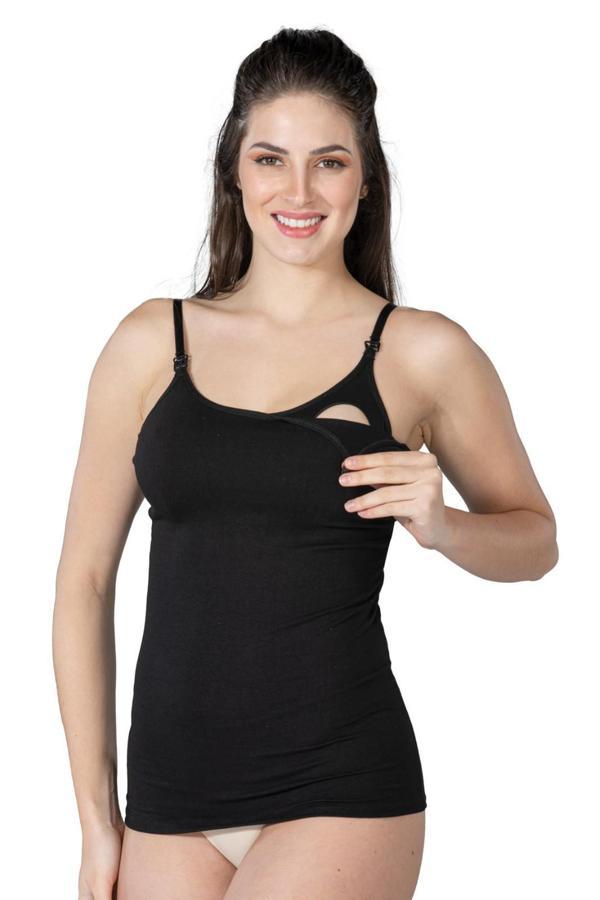 Siyah Mı Emay 1414 Modal Cotton Emzirme Atlet - Image 1