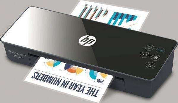 HP Pro Laminator 600 A4 Laminasyon Makinesi/Ciltleme Makinesi-75-125 mikron - Image 1