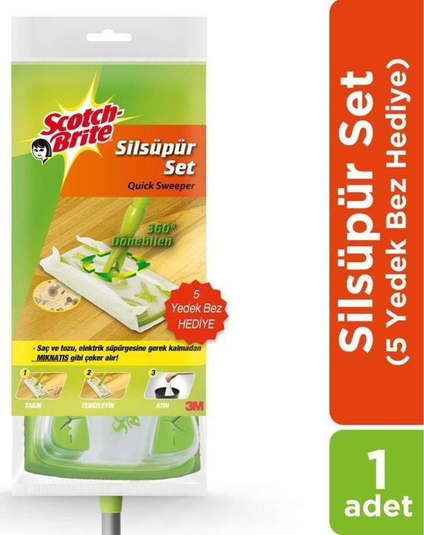 Scotch Brite Silsüpür Q600 Paspas Temizlik Seti - Image 1