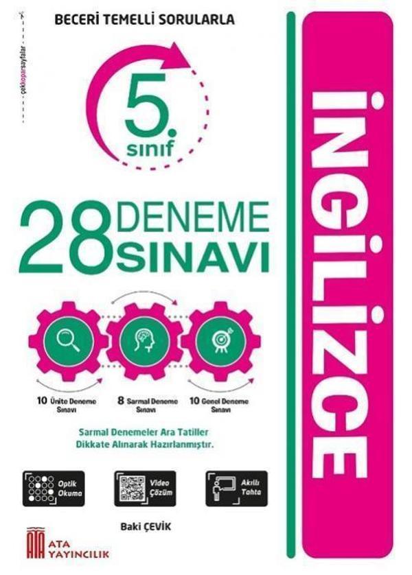 ATA YAYINLARI 5.SINIF İNGİLİZCE 28 DENEME SINAVI (22) - Image 1