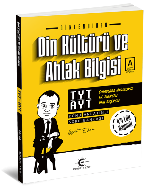 Eker Test Yayınları Tyt-Ayt Din Kültürü Ve Ahlak Bilgisi Konu Anlatımlı Soru Bankası  - Eker Test Yayınları - Image 1
