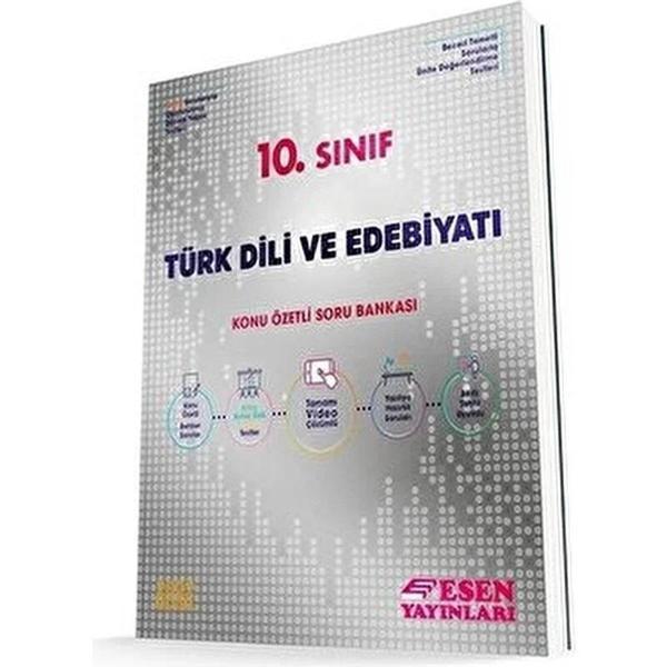 Esen Yayınları 10. Sınıf Türk Dili Ve Edebiyatı Konu Özetli Soru Bankası - Esen Yayıncılık - Eğitim - Image 1