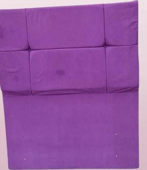 Bengi Ticaret Başlık DK Tek Kişilik 100'lık Tay Tüyü Koyu Fuşya Kumaş Dolgun kapitoneli ElYapım - Image 1