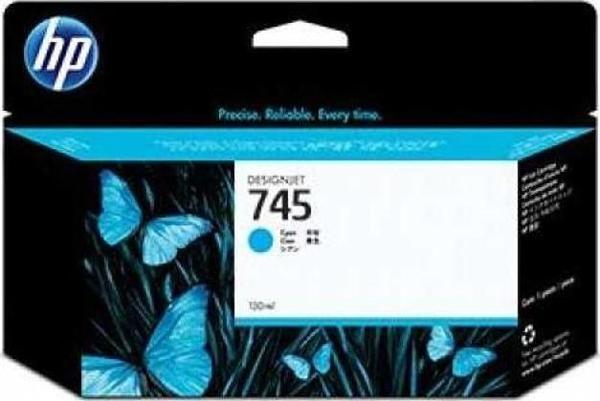 745 Cyan Mavi 130Ml Plotter Kartuşu F9J97A - Image 1
