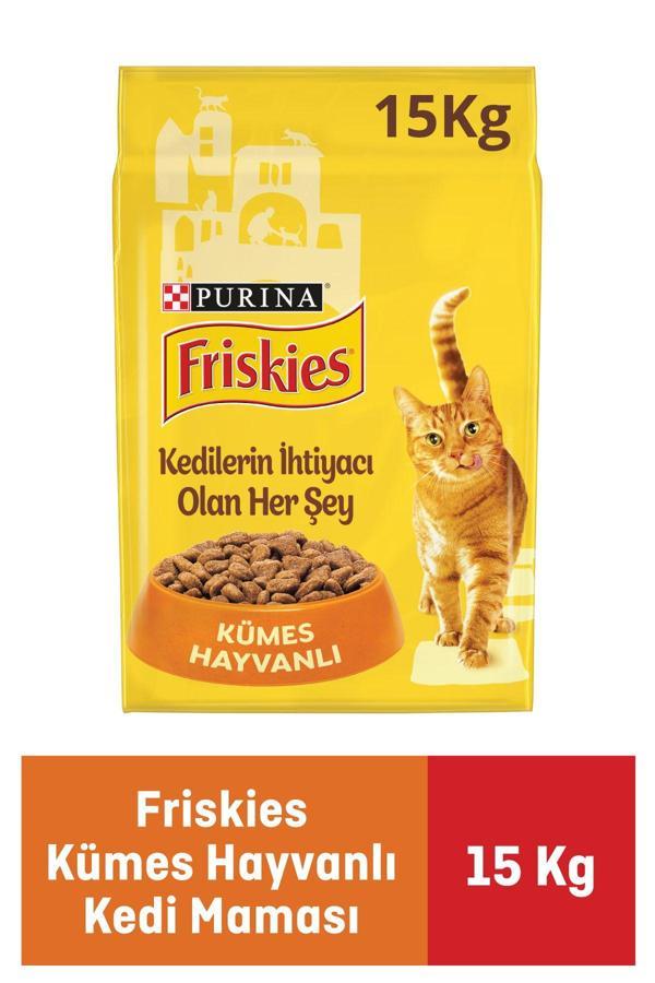 Friskies Kümes Hayvanlı Yetişkin Kedi Maması 15 Kg - Image 1
