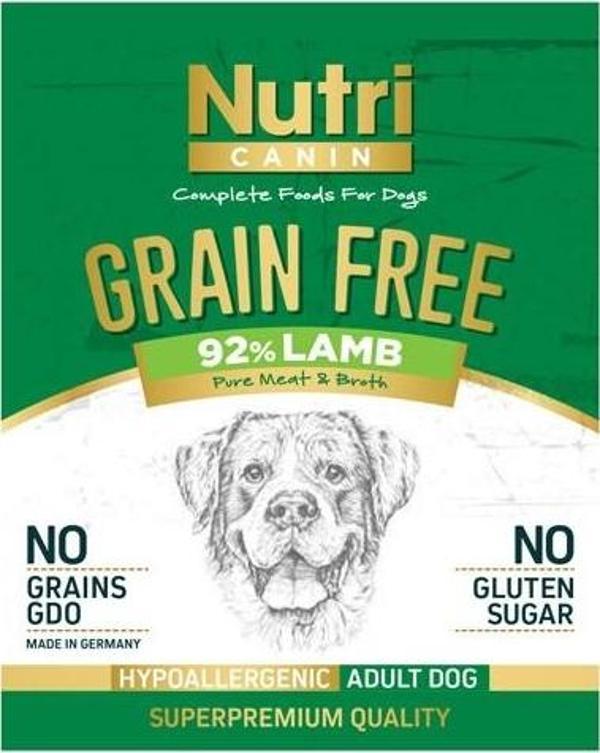 Nutri Canin %92 Kuzu Etli Tahılsız Köpek Maması 400 gr - Image 1