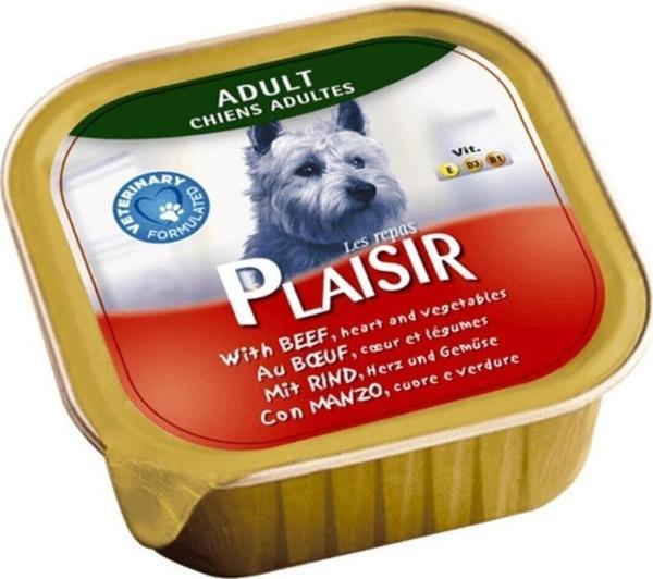 Plaisir Biftek Ve Sebzeli Yetişkin Ezme Köpek Konservesi 150 Gr - Image 1
