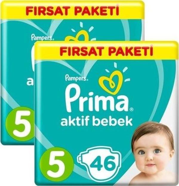 Prima Büyük Fırsat Paketi 5 Numara 92 Adet ( 46 x 2 ) 11-16 kg - Image 1