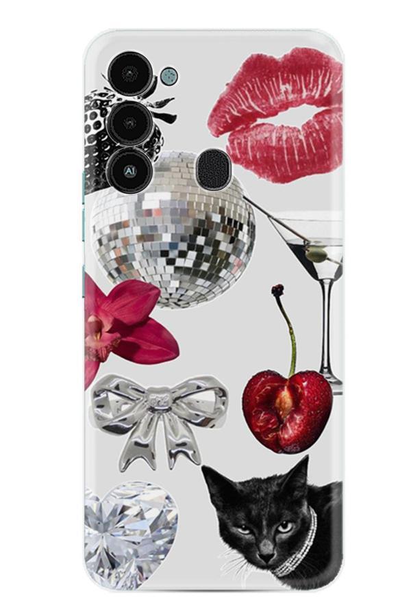 Arvencase Spark 8C Kılıf Hd Baskılı Desenli Happy Seri Xt-8C Stk-74.Jpg - Image 1