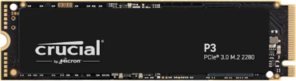 Crucial P3 CT2000P3SSD8 2TB 3500-3000MB/s M.2 PCI-Express 3.0 SSD - Image 1