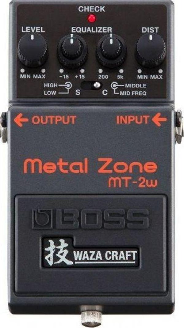BOSS MT-2W Waza Metal Zone Distortion Pedalı - Image 1