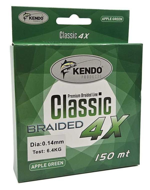 Kendo Classic 4X 150m Apple Green Örgü İp 0.08mm - Image 1
