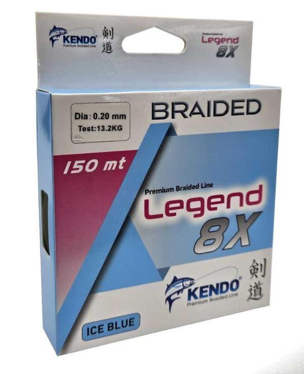 Kendo Legend X8 150M Ice Blue Örgü İp 0,10 mm - Image 1