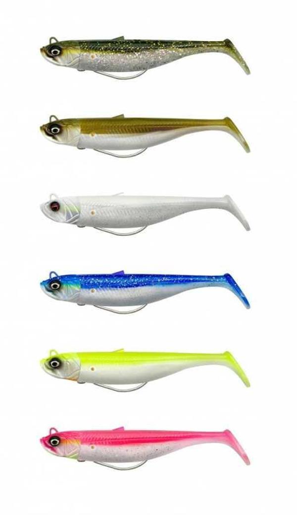 Savage Gear Savage Minnow Weedless 12.5 cm 28 gr 2+1 Green Silver - Image 1