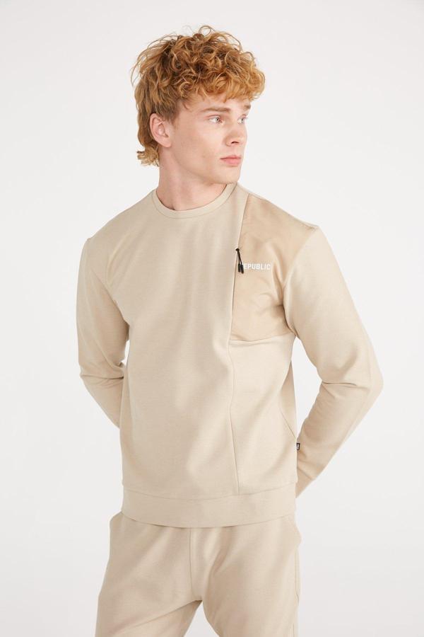 Jepublic Erkek Bej Sweatshirt ( Model Kodu : J232406 ) - Image 1