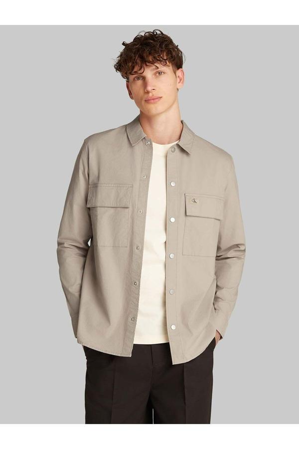 Calvin Klein Cargo Cotton Rıpstop Overshırt - Image 1