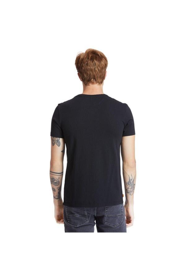 Timberland Ss Dunstan Rıver Jersey V Siyah Erkek T-Shirt 101096718 - Image 1