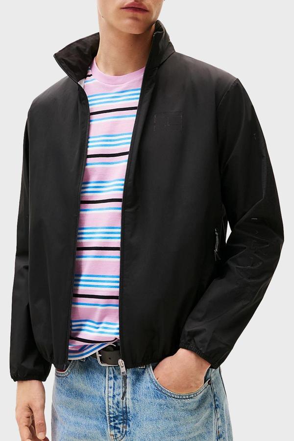 Tommy Jeans Slim Fit Gizli Kapüşonlu Suya Dayanıklı Ceket Erkek Ceket Dm0Dm21680 Bds - Image 1