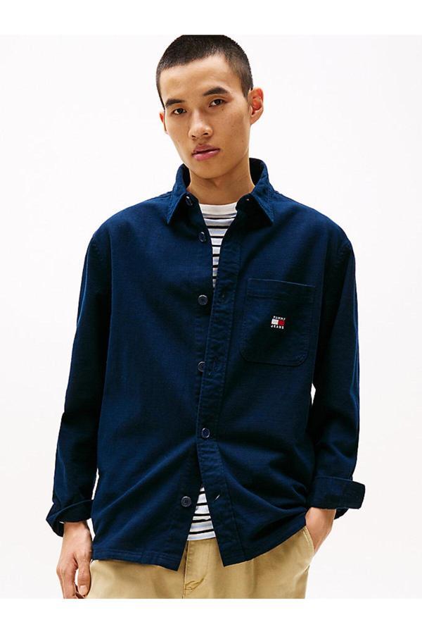 Tommy Hilfiger Tjm Cotton Slub Ls Overshırt Ext - Image 1