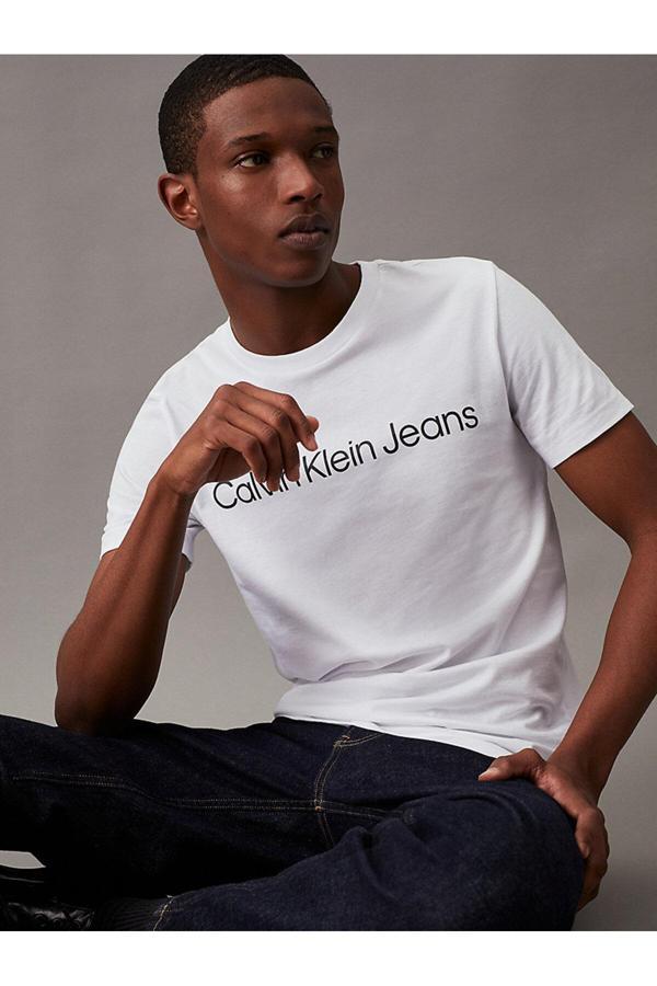 Calvin Klein Core Instıtutıonal Logo Slım Tee - Image 1