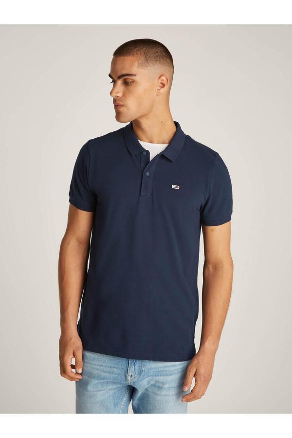 Tommy Hilfiger Dark Night Navy Polo Yaka T-Shirt For Erkek - Image 1