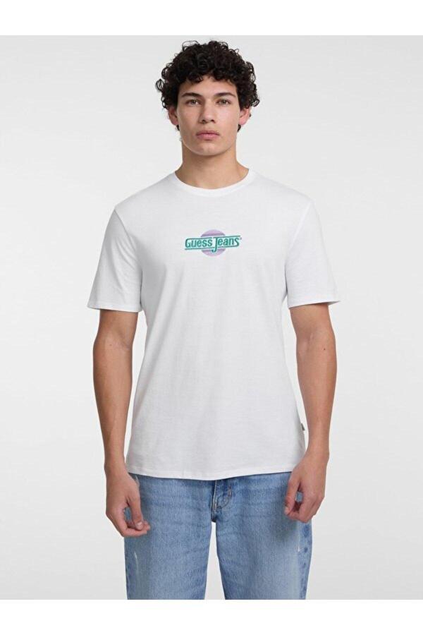 Guess Jeans Ss Cn Slim Erkek Slim Fit T-Shirt - Image 1