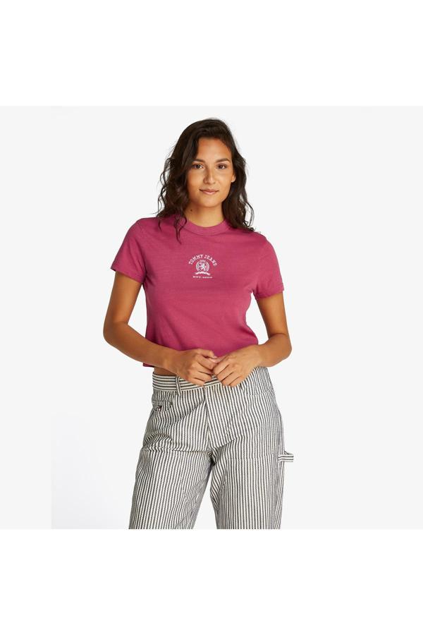 Tommy Hilfiger Tjw Reg Sh Varsıty Crest Tee - Image 1