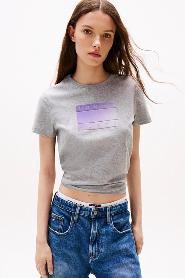 Tommy Jeans Kadın Tişört-Dw0Dw20905 - Image 1