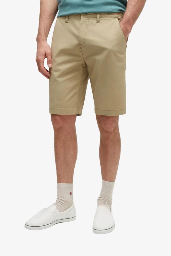 Timberland Claremont Poplin Chino Erkek Bej Şort Tb0A5U2Kdh41 - Image 1