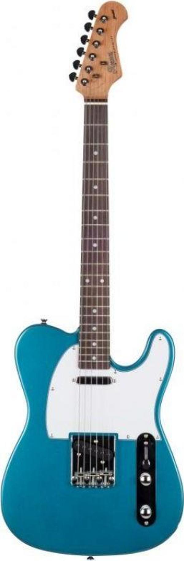 Kozmos KTL-ALDSS-GRWN-LPB SS Cilalı Sap Gülağacı Klavye Lake Placid Blue Elektro Gitar - Image 1
