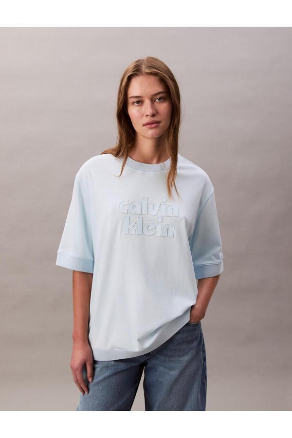 Calvin Klein A- Oversızed Boyfrıend Knıt Tee - Image 1
