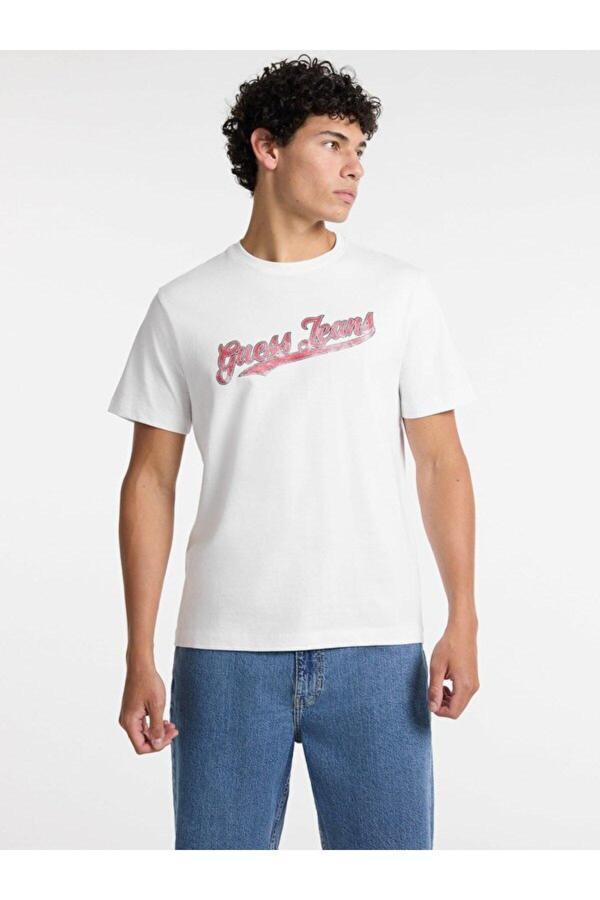 Guess Jeans Ss Cn Reg Erkek Regular Fit T-Shirt - Image 1