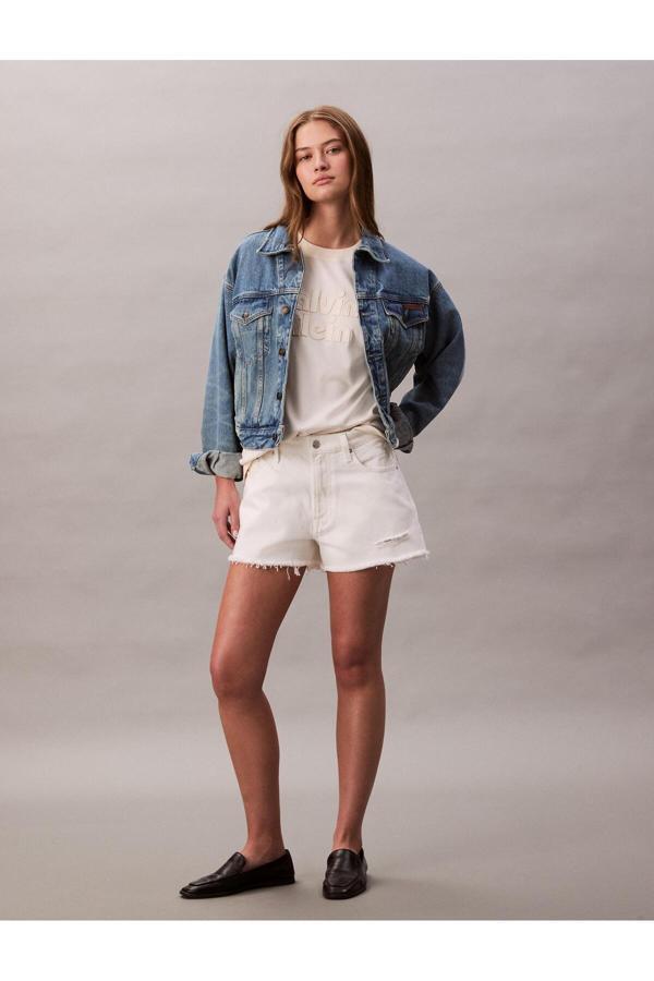 Calvin Klein A- Oversızed Boyfrıend Knıt Tee - Image 1