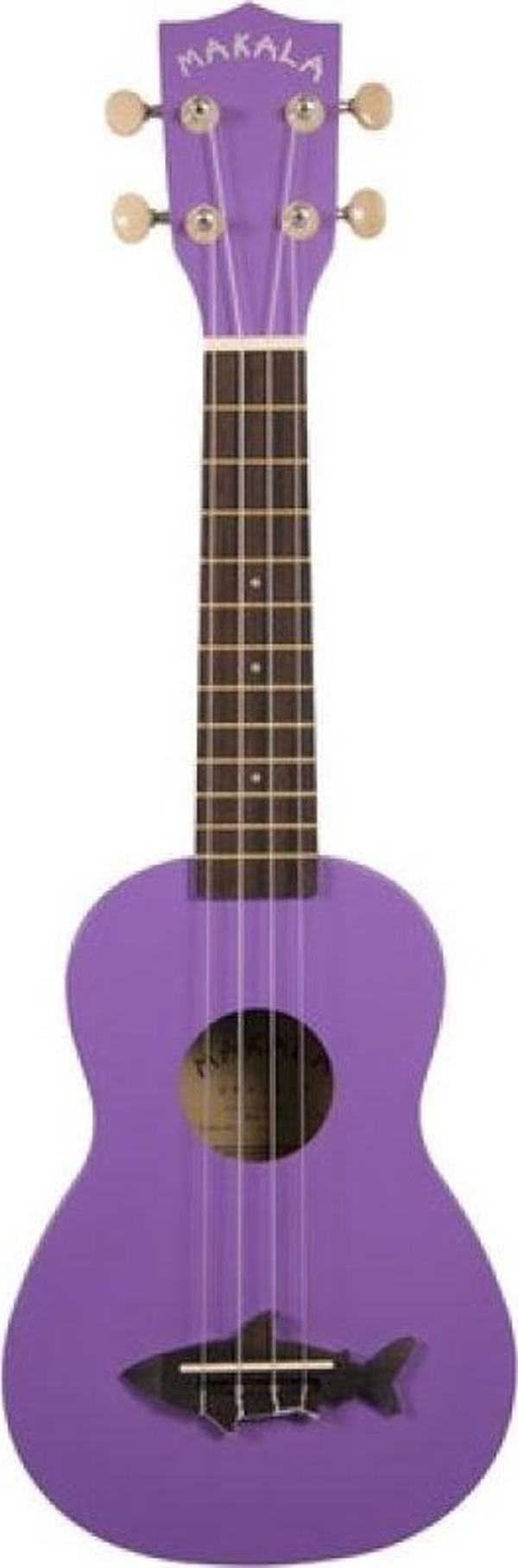 Kala Makala Shark Soprano Ukulele (Sea Urchin Purple) - Image 1