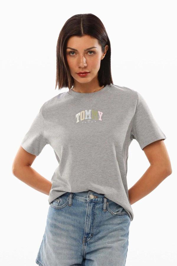 Tommy Jeans Kadın Tişört-Dw0Dw21337 - Image 1