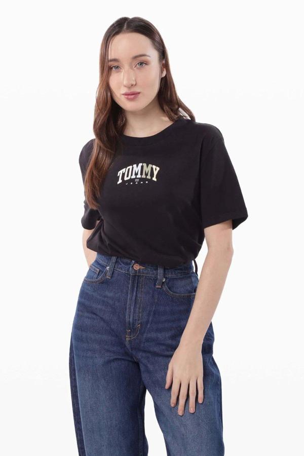 Tommy Jeans Kadın Tişört-Dw0Dw21337 - Image 1