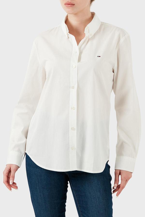 Tommy Jeans % 100 Pamuk Regular Fit Düğmeli Yaka Gömlek Gömlek W0Dw20290 Ybl - Image 1