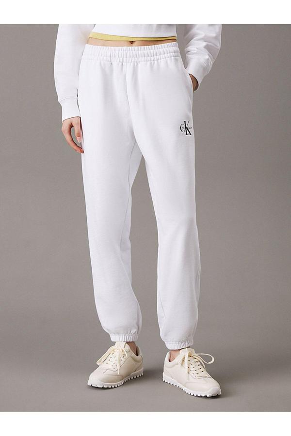 Calvin Klein Kadın Beyaz Eşofman Altı - Image 1