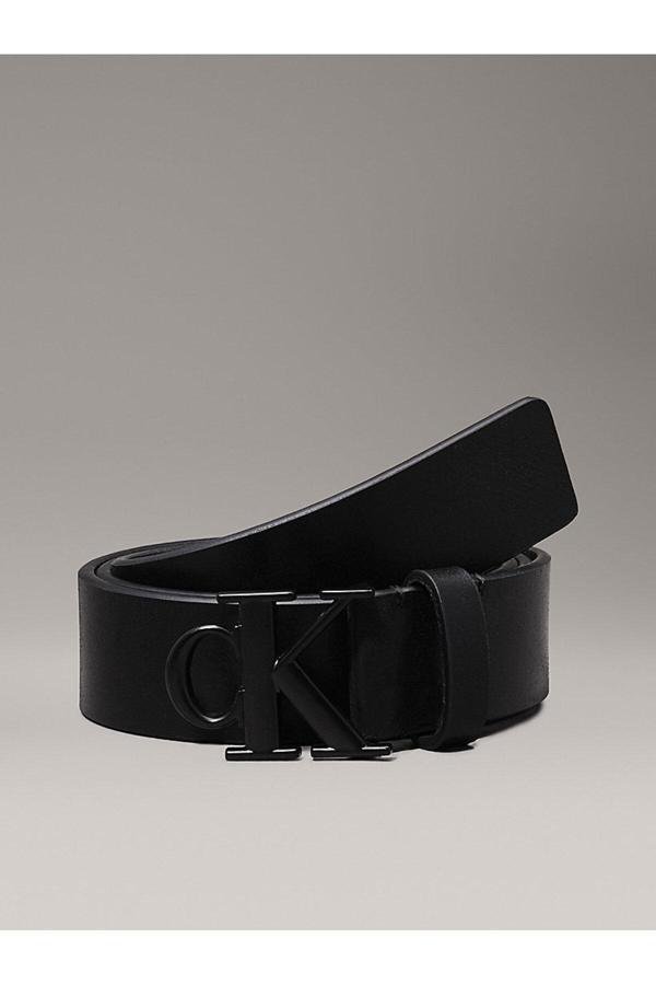 Calvin Klein Round Mono Plaque Lthr Belt 35Mm - Image 1
