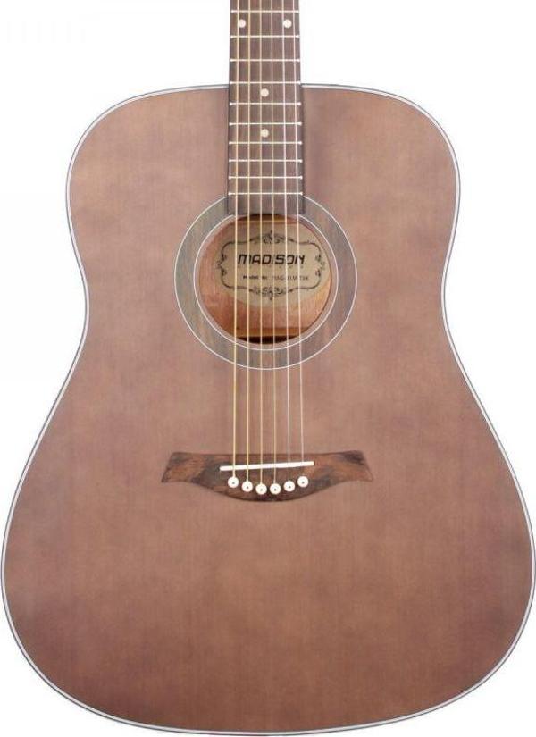Madison MAG-41M-TBK Trans Black Akustik Gitar - Image 1