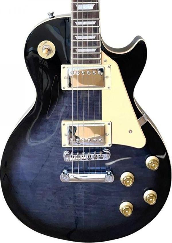 Madison MEG-LPF-TBK Trans Siyah Elektro Gitar - Image 1