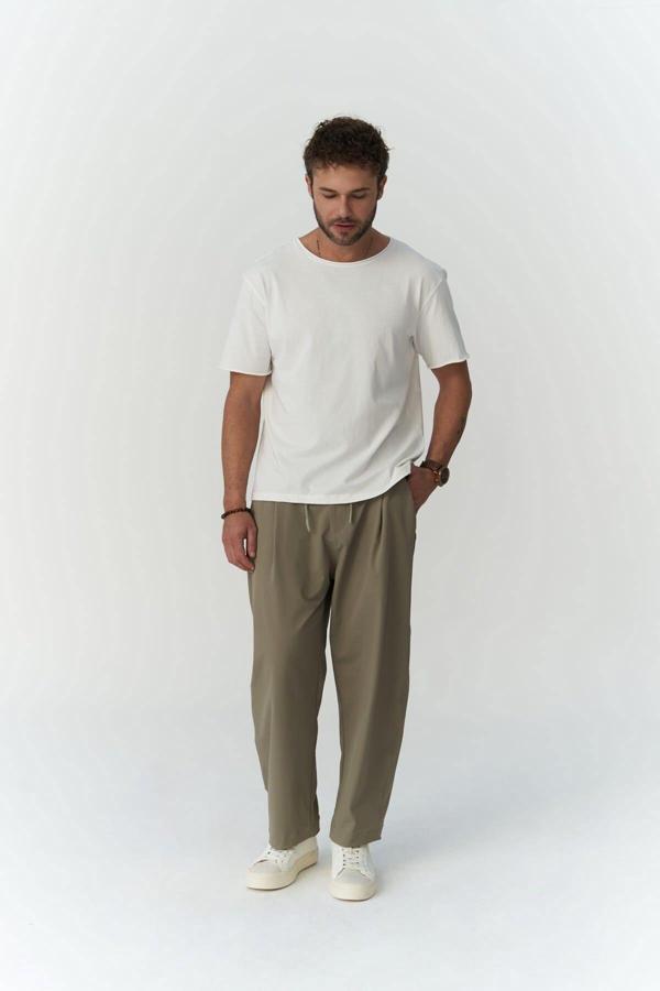 Kenway Bağcık Detaylı Haki Erkek Pantolon - Image 1