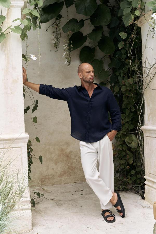 Ales Ekru Erkek Pantolon - Image 1