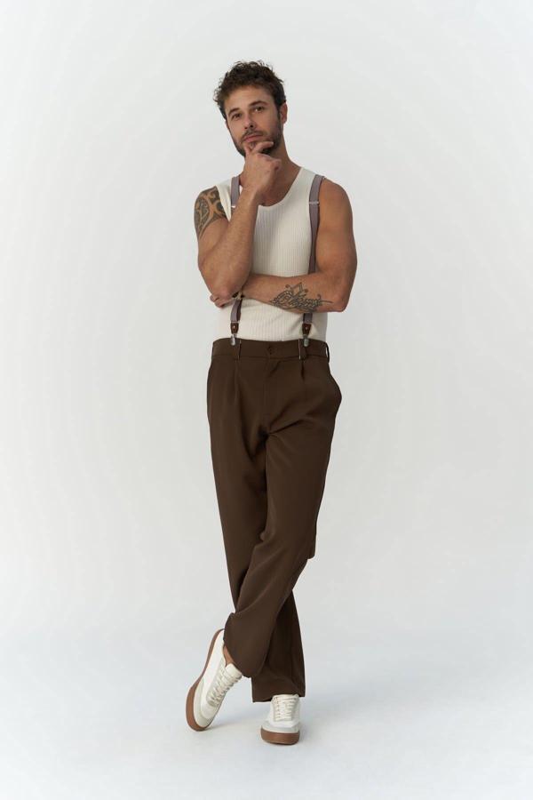 Wells Koyu Haki Erkek Pantolon - Image 1