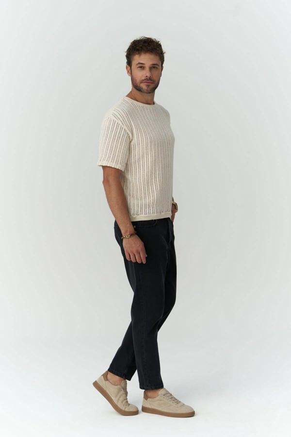 Grant Siyah Erkek Jean Pantolon - Image 1