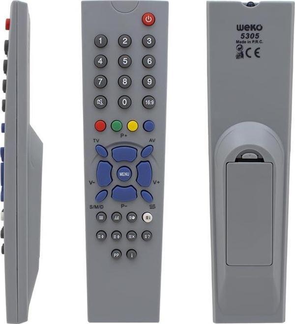 WEKO KT TELEFUNKEN SIEMENS PT90 KÜÇÜK KELEBEK TV KUMANDA  (5305=5306) - Image 1