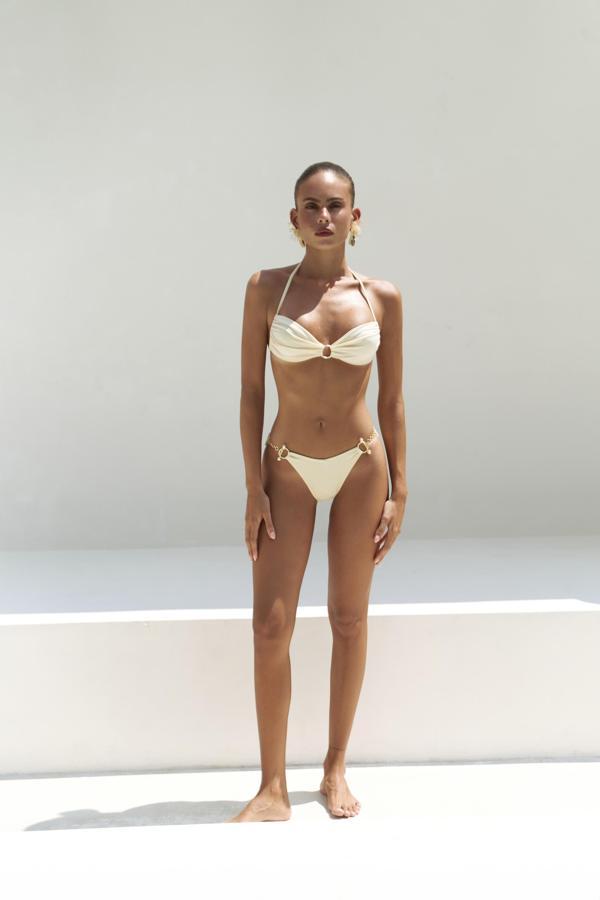 Ayunah Zincir Detay Sarı Bikini Altı  - Image 1