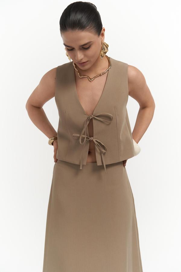 Orsha Bej Yelek Etek Takım - Image 1